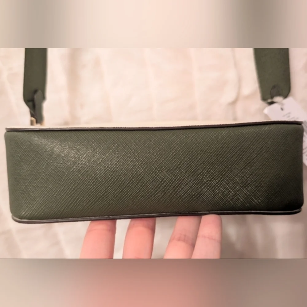 NWT 2FER Kate Spade Card Holder &  Crossbody Bag - Green Floral - Picture 9 of 11